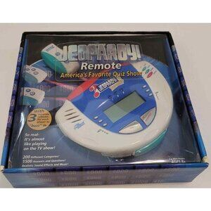 Vintage Jeopardy Remote Electronic Quiz Game Multiplayer Tiger Electronics New
